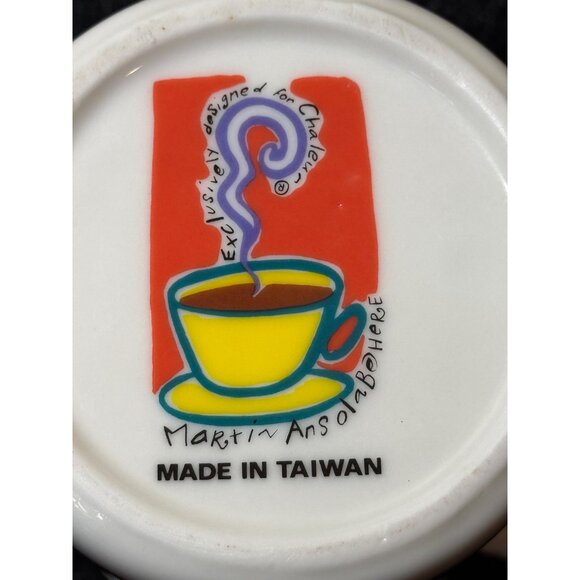 Martin Ansolab Chaleur Ceramic Pitcher With Cat & Fish - Picture 2 of 8